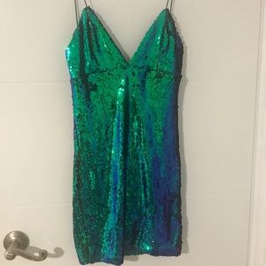 Mini sequin dress